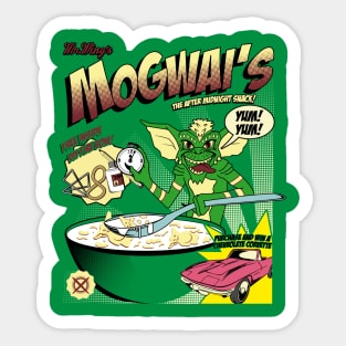 Mogwai's Breakfast the after midnight snack Sticker